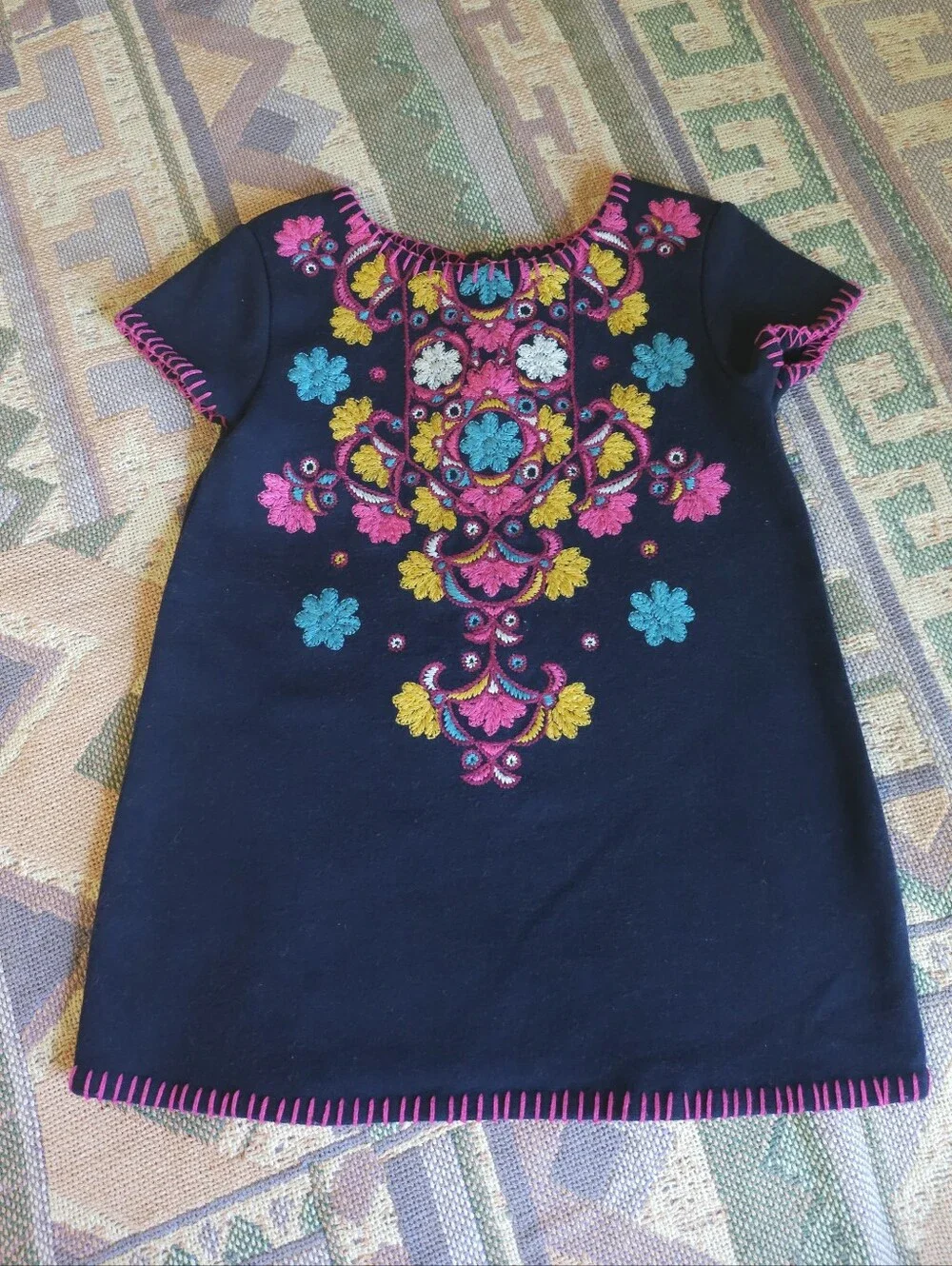 OshKosh Genuine Kids Embroidered Tunic Dress 3T